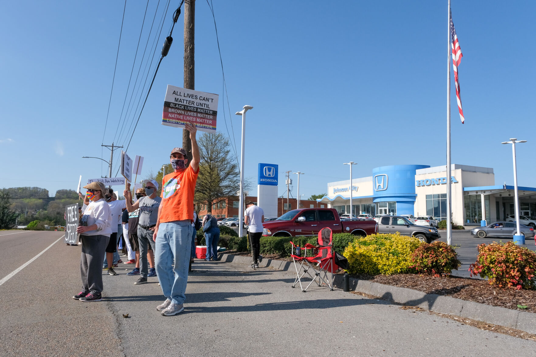 Johnson City Honda Protest